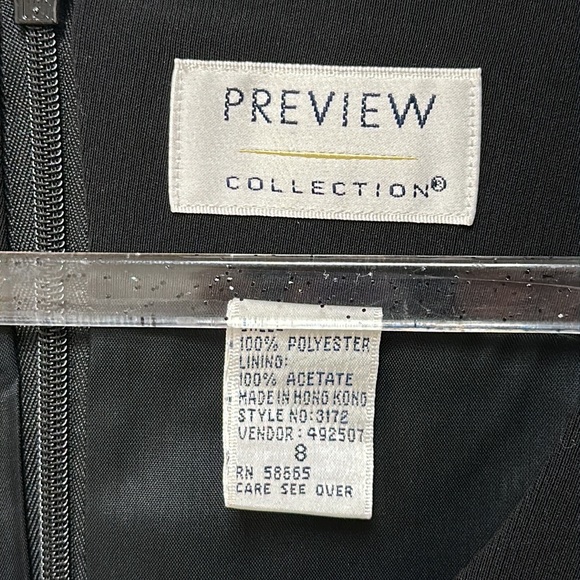 Nordstrom Preview Collection • Chic Little Black Dress • Sz 8 • NWT! - Picture 3 of 11